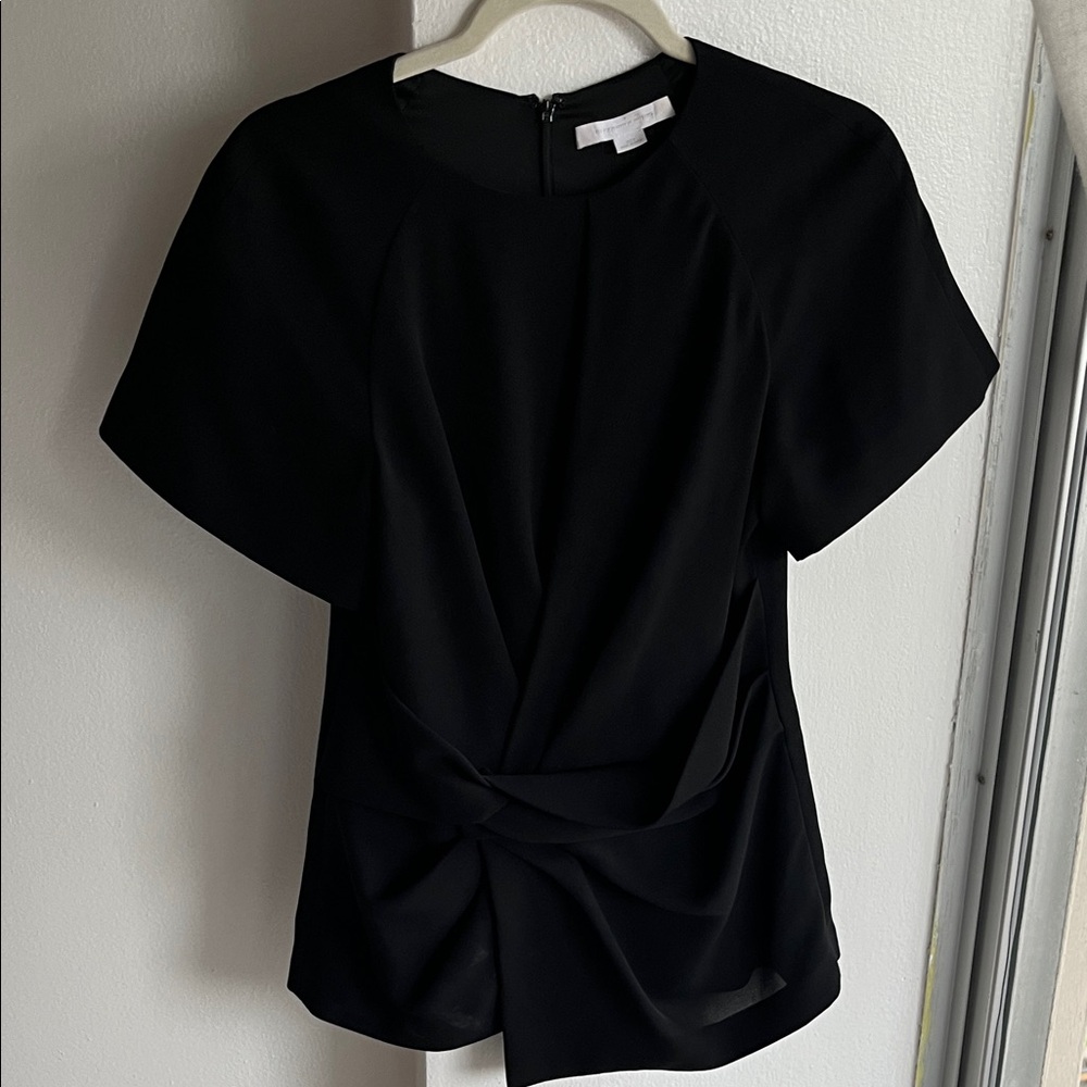 Alexander Wang Black Draped Blouse